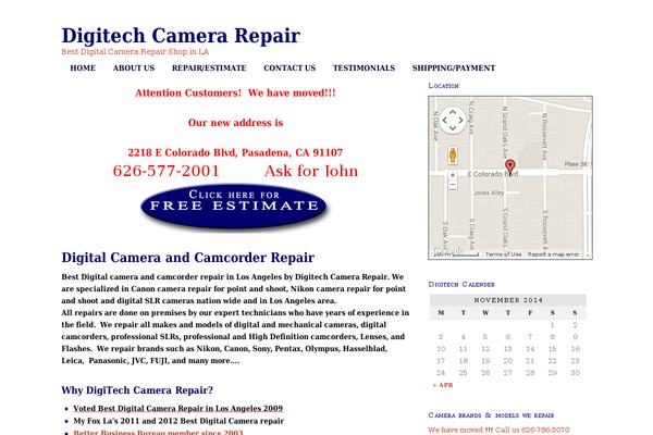 Digitech theme site design template sample