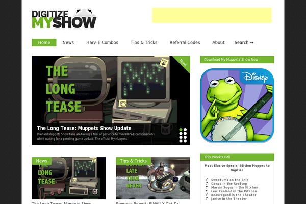 Gonzo theme site design template sample