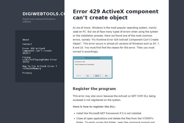 Wilson_child theme site design template sample
