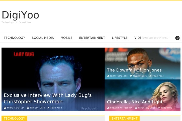 Skoon theme site design template sample