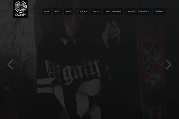 Dignity theme site design template sample