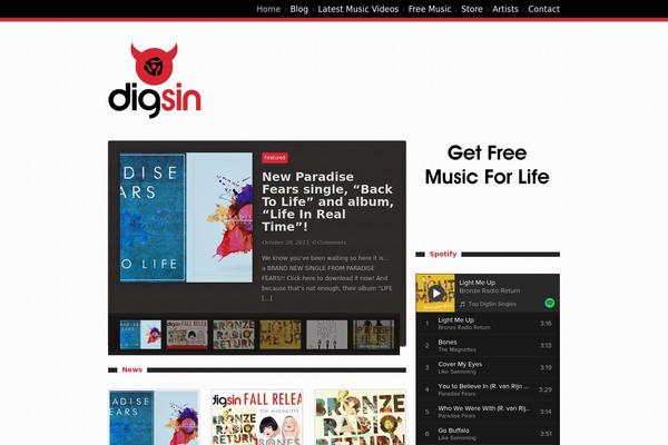 Repro theme site design template sample