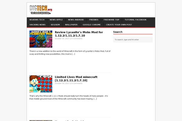 Paradise theme site design template sample