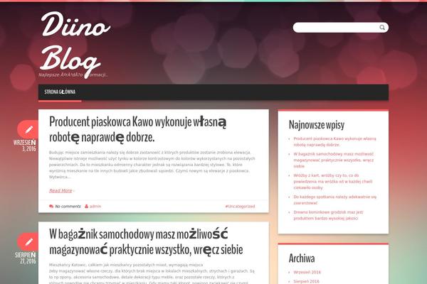 Duena theme site design template sample