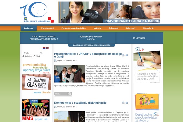 dijete.hr site used Kidsplanet-child