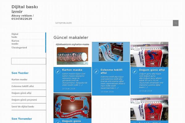 Gridbox theme site design template sample