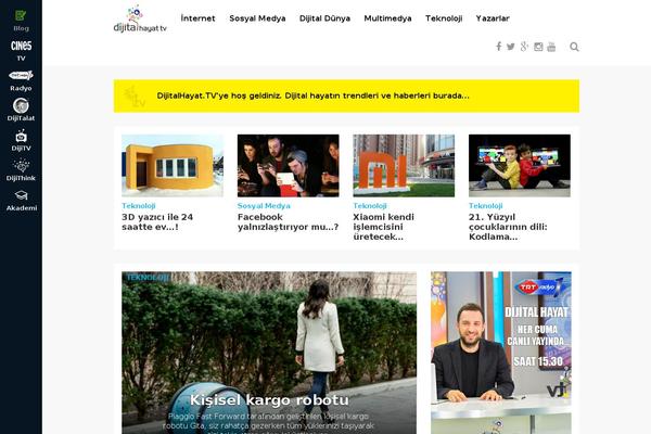 Vlog theme site design template sample