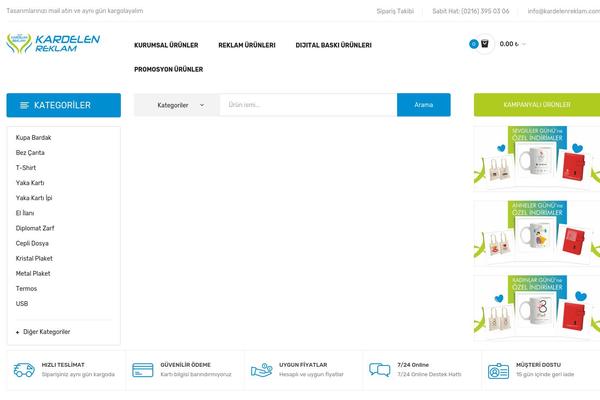 Cena theme site design template sample
