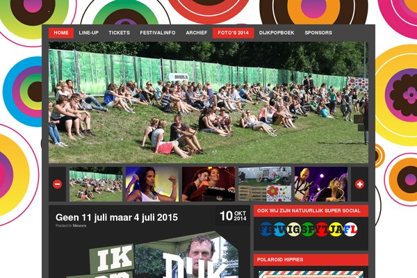 dijkpop.nl site used London Creative