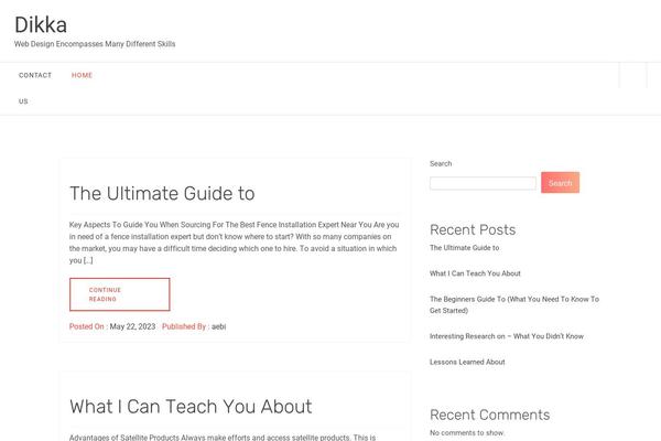 Infinity Mag theme site design template sample