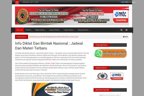 BiscayaLite theme site design template sample