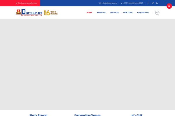 dikshyaintl.com site used Dikshya