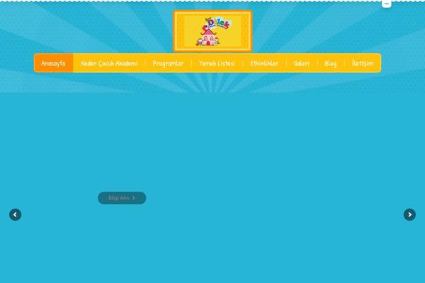 Kiddy theme site design template sample