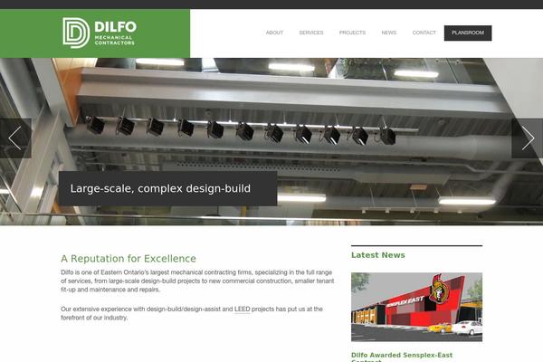 Branded theme site design template sample