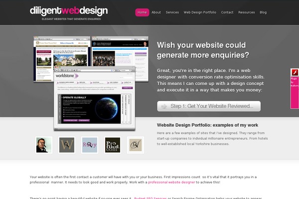 Optimize theme site design template sample