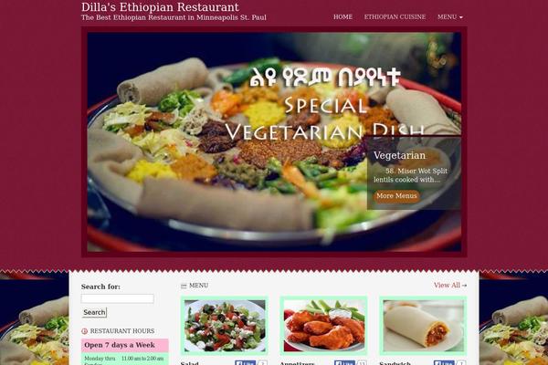 restorante theme websites examples