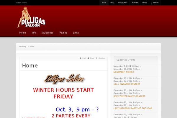 News theme site design template sample