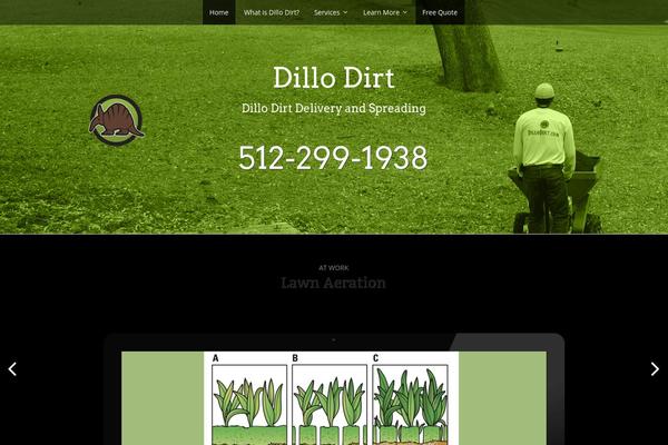 The One Pager theme site design template sample