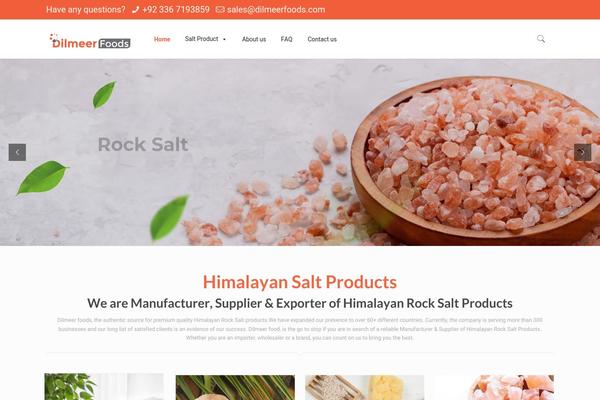 BeTheme Child theme site design template sample