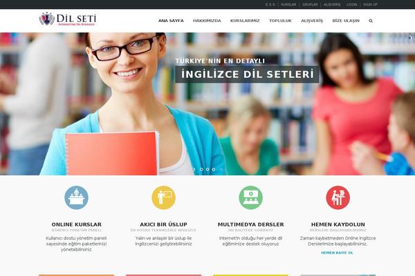Site using Wplms-customizer plugin