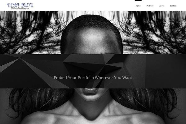 Stardust theme site design template sample