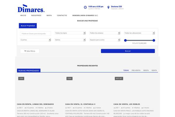 Site using Lava-real-estate-manager plugin