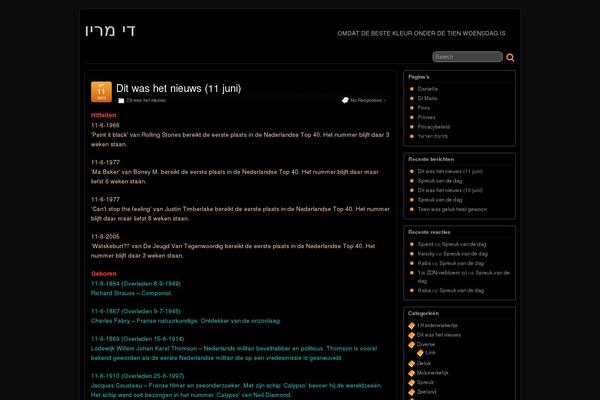 Suffusion theme site design template sample