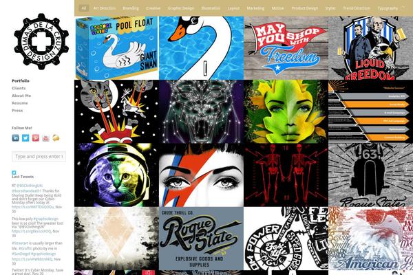 Ink theme site design template sample