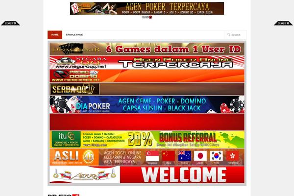 Newswire theme site design template sample