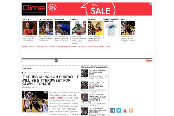 dimemag.com site used Uproxx