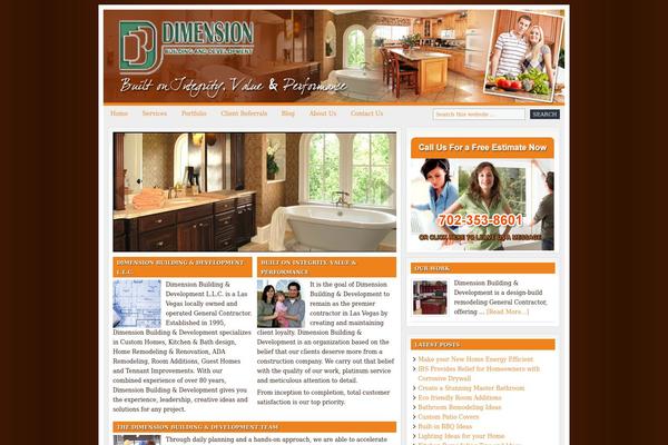 Lifestyle theme site design template sample