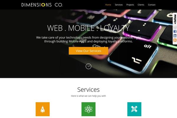 dimensionsco.com site used Dw-page-metro-sta