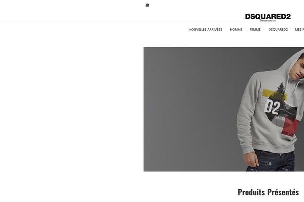 Fascinate theme site design template sample