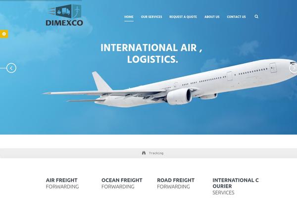 Global Logistics theme site design template sample