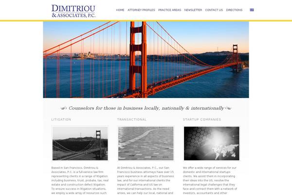 Dandelion theme site design template sample
