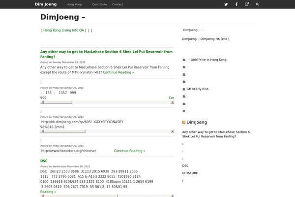 Site using BlogText plugin