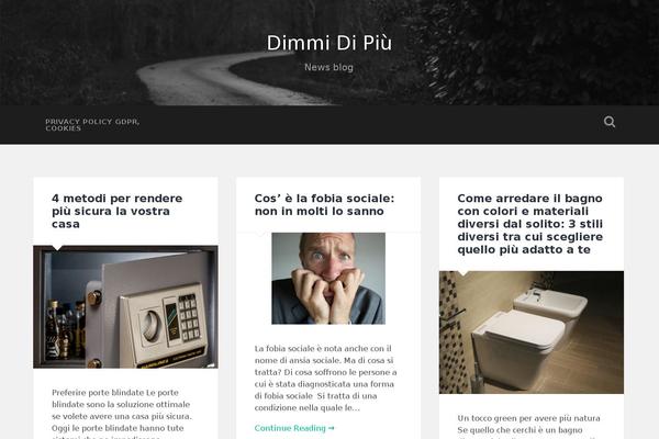 Baskerville theme site design template sample