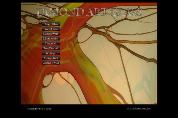 dimondartglass.com site used Webly