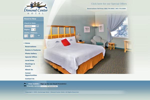 Ascension theme site design template sample