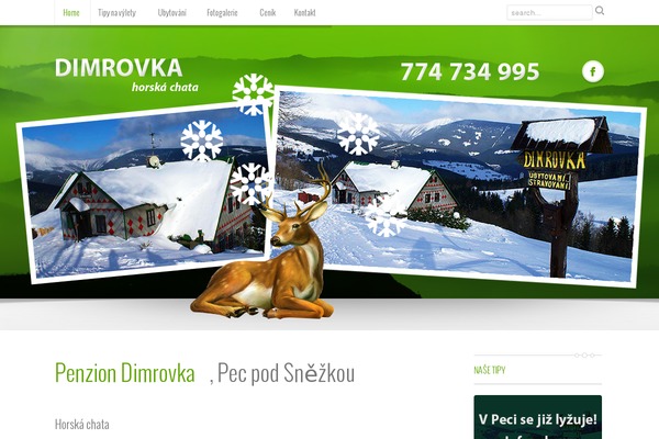 Fairytale theme site design template sample