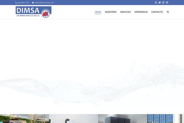 dimsa.com.mx site used Dimsahvac