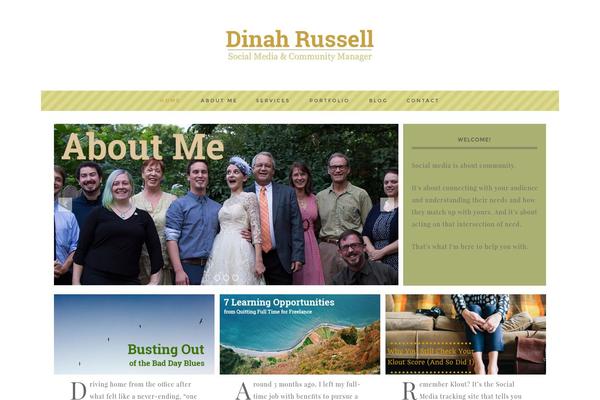 Darling theme site design template sample