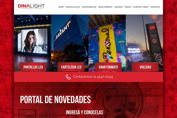 dinalight.com site used Generatepress-child