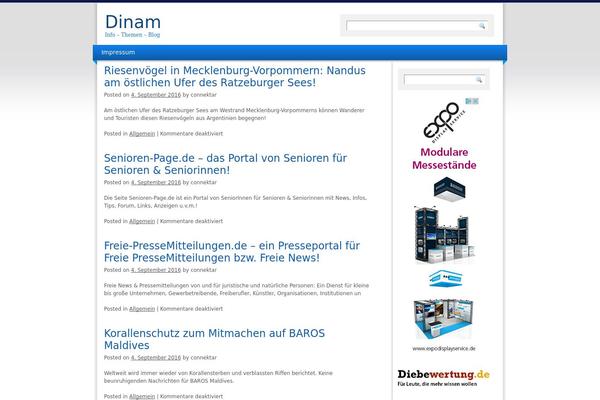 Light Clean Blue theme site design template sample