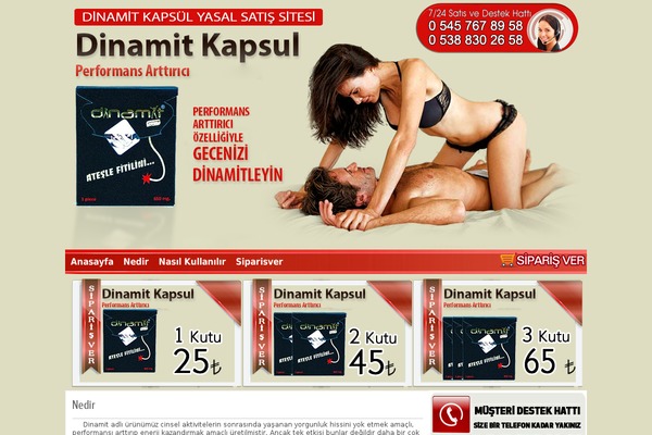 dinamit.gen.tr site used Uruntema