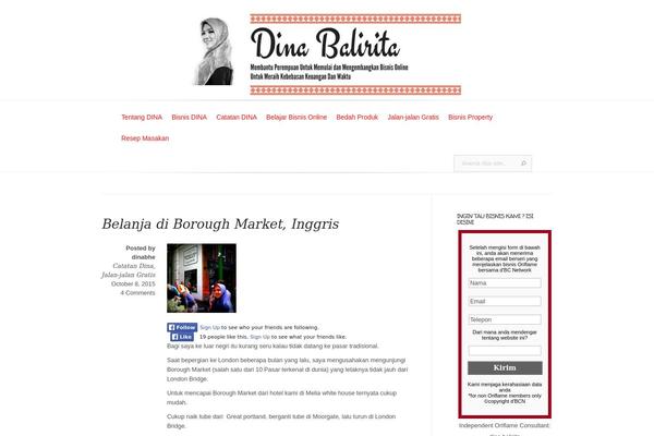 Evolution theme site design template sample