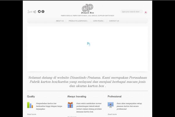 Simple’n’Bright theme site design template sample