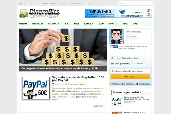 Financedaily theme websites examples
