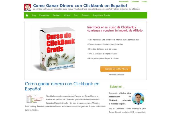 dineroconclickbank.com site used Petruxframework