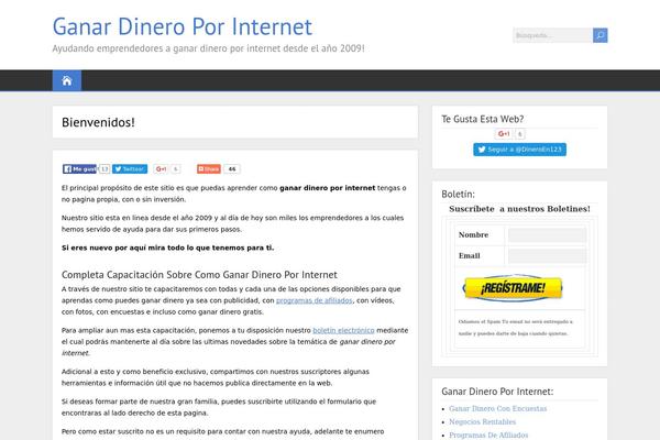 ShootingStar theme site design template sample
